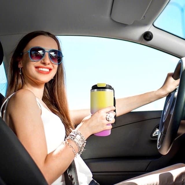 Thumbnail 6 de HoneyHolly Termo Cafe 600 ml termo hermético para llevar ☕