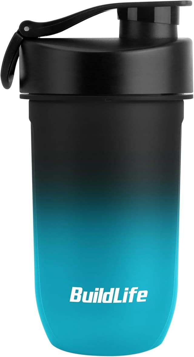 Detalle de BuildLife Protein Shaker Bottle 600ml Tritan