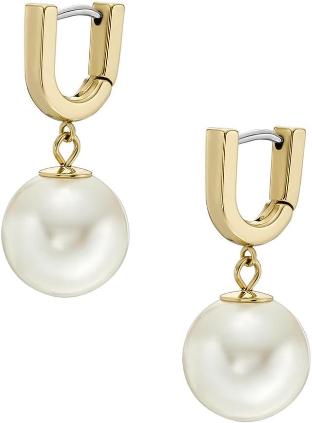 Thumbnail 4 de Fossil boucles d'oreilles dorĂ©es femmes đ