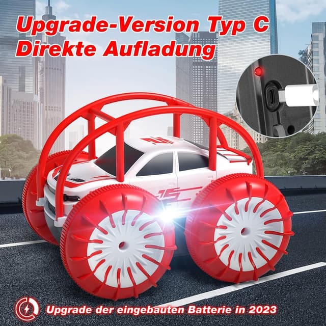 Detalle 2 de MaxTronic Direktladung RC Stunt Auto 15 km/h