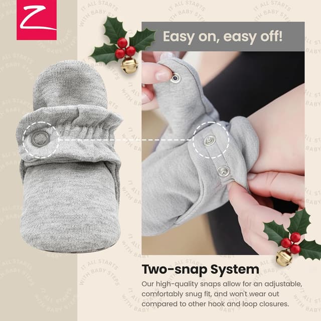 Thumbnail 3 de Zutano baby-boys Organic Cotton Booties 100% Organic