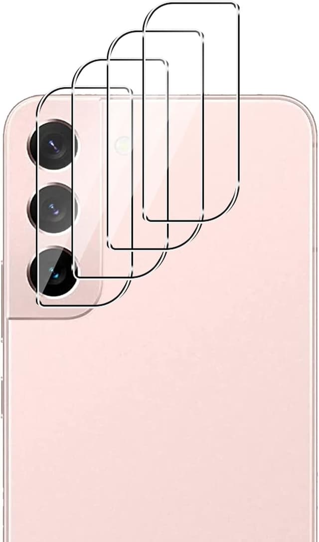 Detalle de QULLOO Kamera-Schutzfolie aus Glas für Samsung Galaxy S22 / S22 Plus 5G (4 Stück)