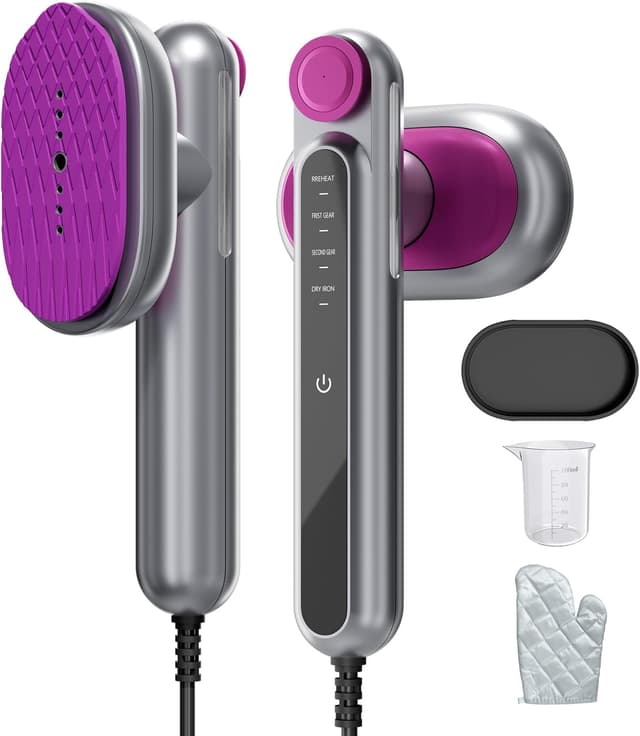 Detalle de 1200W Clothes Steamer handheld garment steamer with 2 steam modes and dry iron function (220–240V)