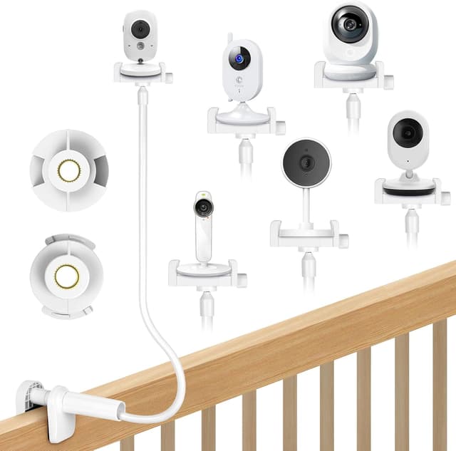 Detalle de OFFCUP Support de Caméra Bébé flexible 80 cm, universel et pliable (sans perçage)