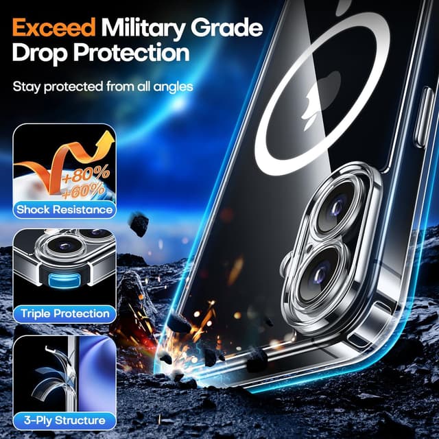 Detalle 1 de iPhone 17 MagSafe case with 2.5mm camera rim