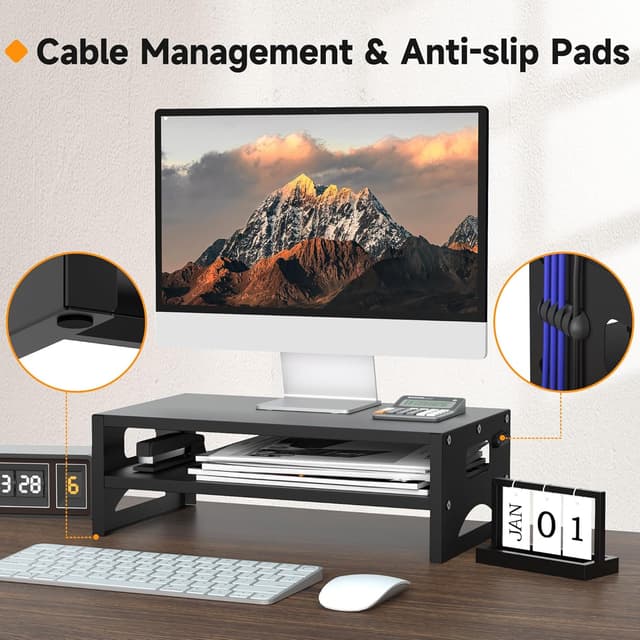 Thumbnail 6 de Pholiten MST032T 14cm Monitor Stand