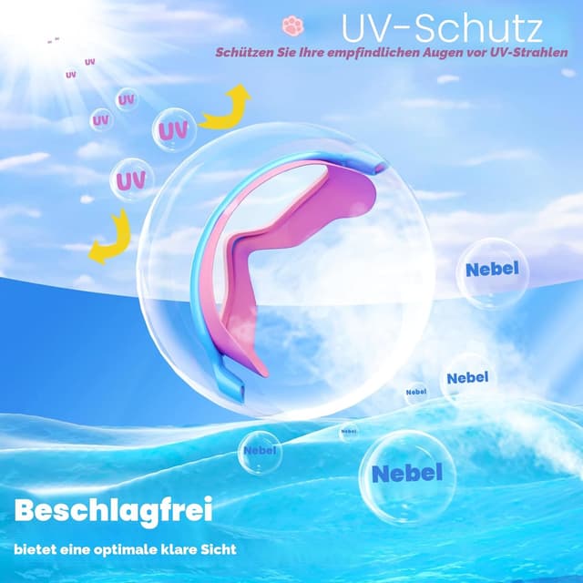 Detalle 2 de COOLOO Kinder-Schwimmbrille 2er Set