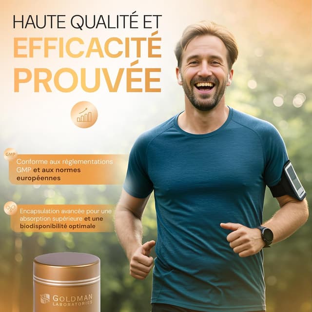 Detalle de Magnésium liposomal Goldman Laboratories – Complexe breveté (90 capsules) à libération lente
