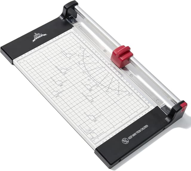 Detalle de JIELISI Rotary Paper Trimmer 12-inch cut