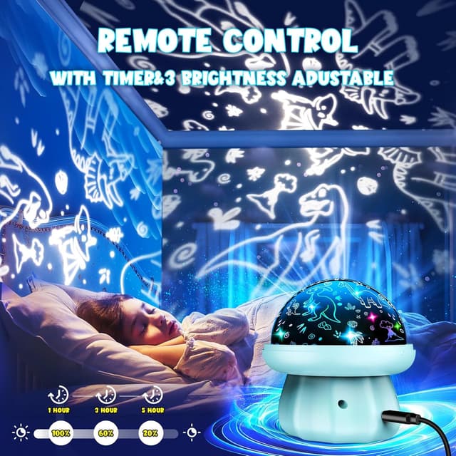 Detalle 2 de Hapikids Baby Projector Light 360° rotate