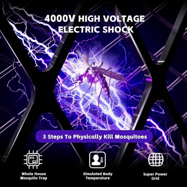 Detalle de buzzeap Electric Fly Swatter 1200 mAh