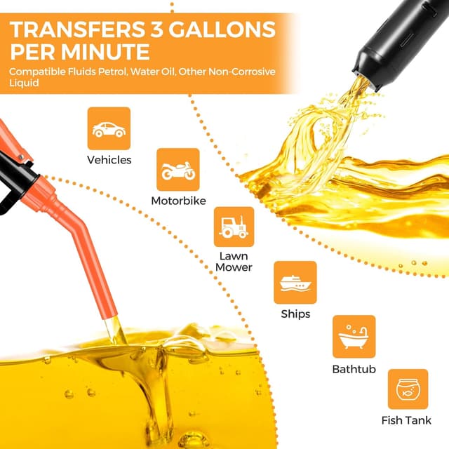 Thumbnail 1 de Kiweoci Cordless Fuel Pump 3 GPM