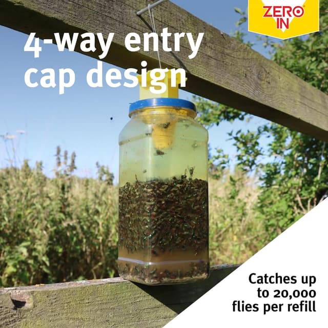 Thumbnail 3 de Zero In Outdoor Catcher Fly Trap 3-Pack