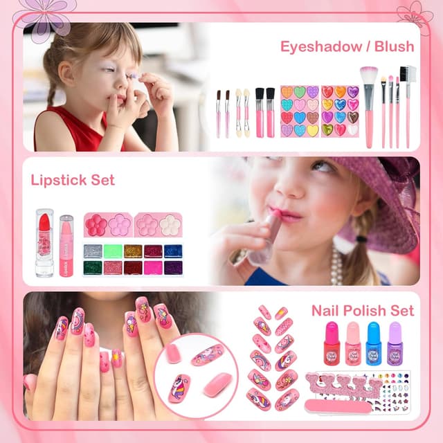 Detalle de Set trucco bambina 74 pezzi Rosa