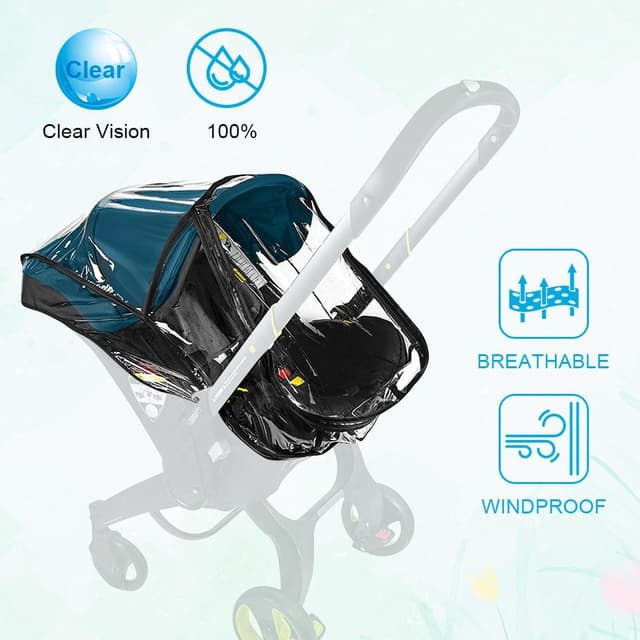 Detalle 1 de Aolso Baby Stroller Raincover for Doona