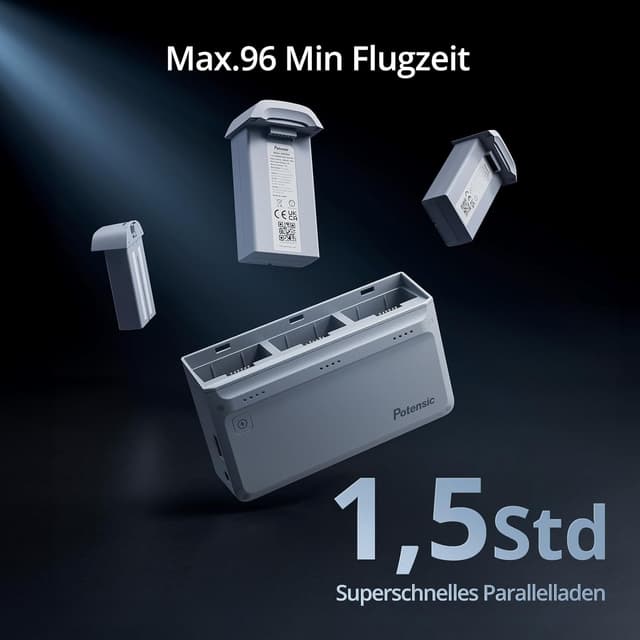 Thumbnail 4 de Potensic ATOM 4K Drohne, 96 Min Flugzeit