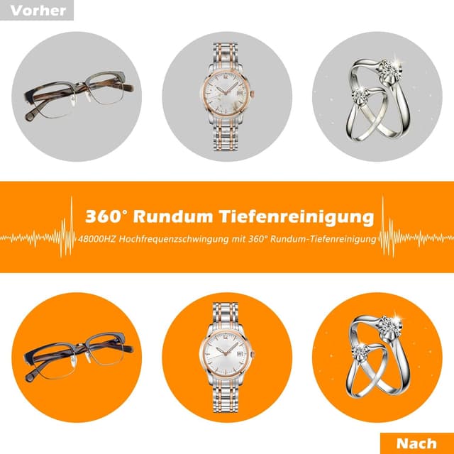 Thumbnail 4 de KECOOLKE Sonic Cleaner 750 ml Ultraschallgerät