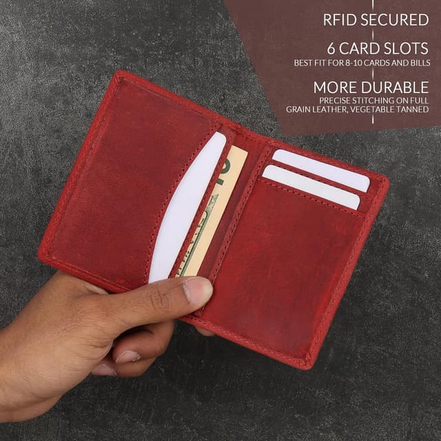 Detalle de FOXHACKLE RFID leather card wallet 4 x 0.2