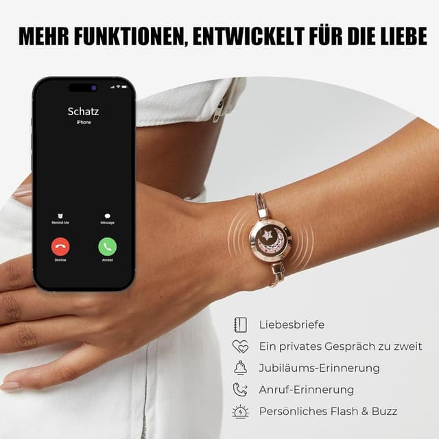 Detalle de TOTWOO braccialetti coppia touch 316L