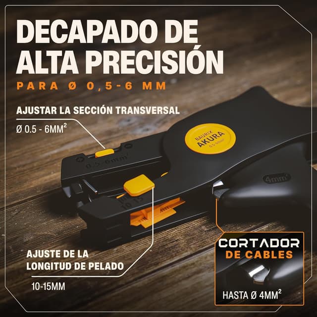 Thumbnail 1 de BAURIX AKURA pelacables automático 0,5–6 mm²