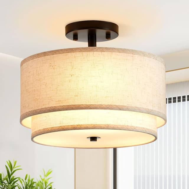 Imagen de 12.6" Semi Flush Mount Ceiling Light en OfertitasTOP