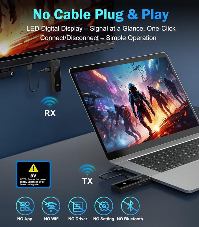 Thumbnail 2 de Wireless HDMI Transmitter Receiver 328FT 4K