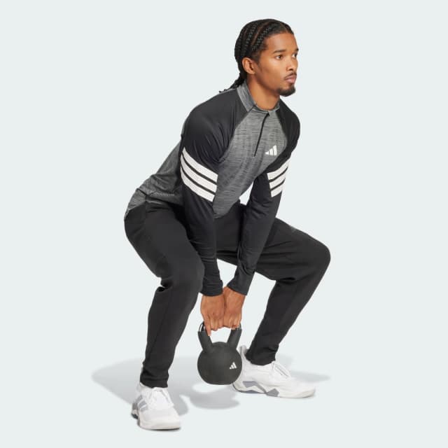 Thumbnail 2 de Adidas Camiseta Icon 1/4-Zip 3 bandas