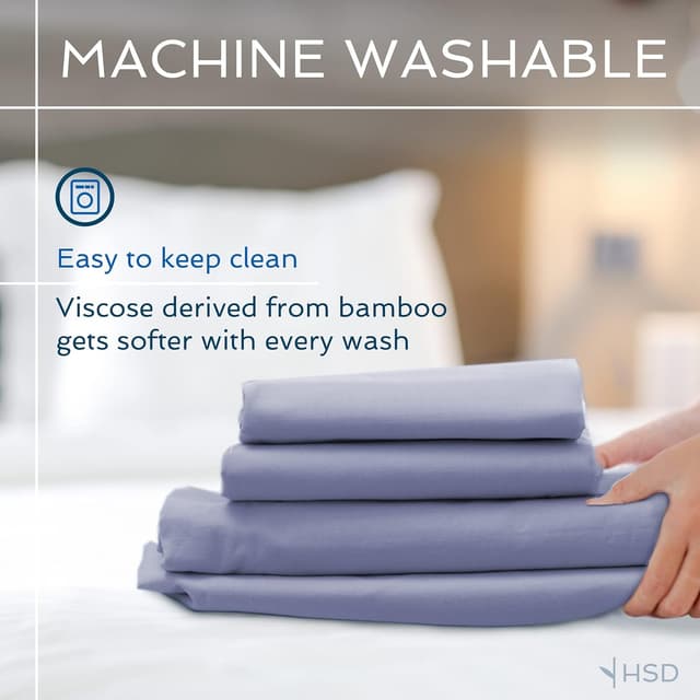 Thumbnail 5 de Hotel Sheets Direct King Bed Sheets 4pc