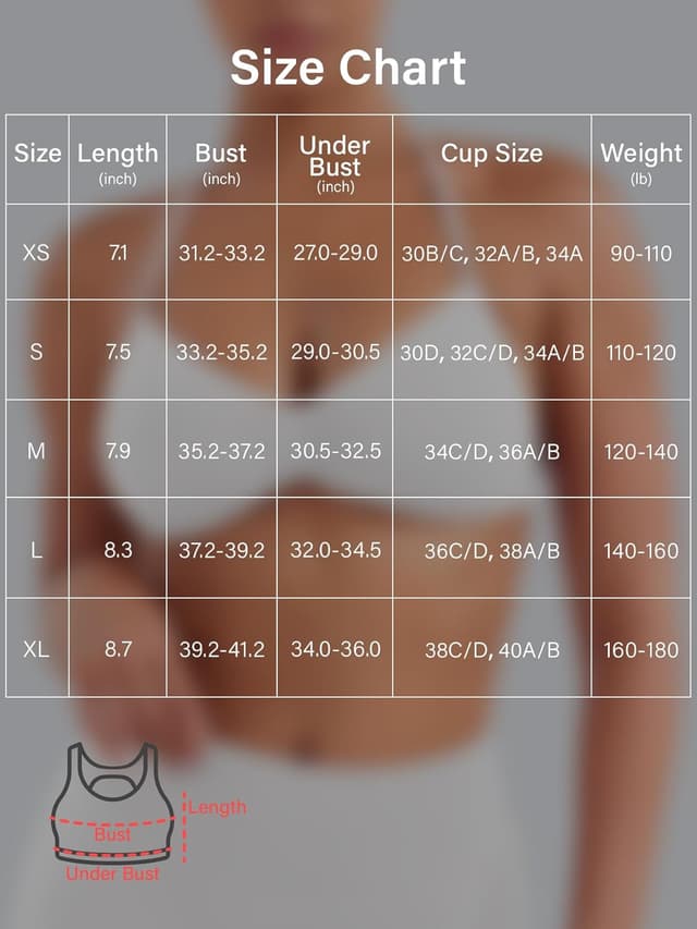 Detalle 2 de VOYJOY Impact Strappy Sports Bra with Adjustable Straps and Removable Pads