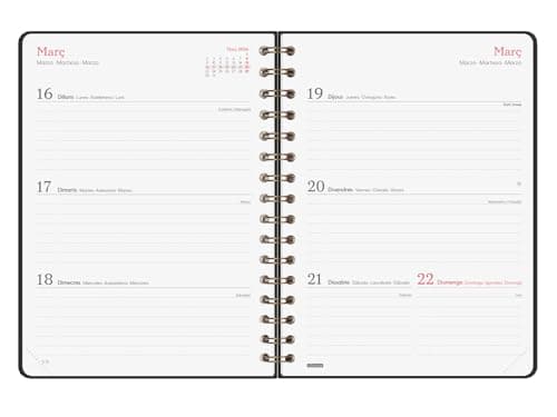 Thumbnail 4 de Finocam Agenda Espiral 2026 Semana Vista Horizontal 📒
