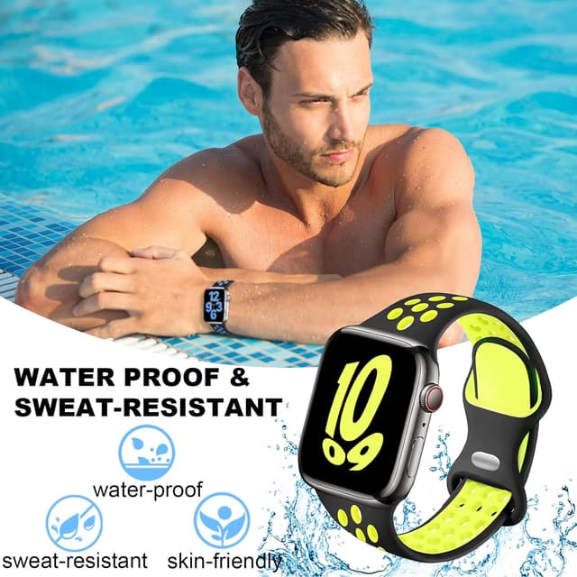 Detalle de Gulemfy sport strap for Apple Watch 49mm