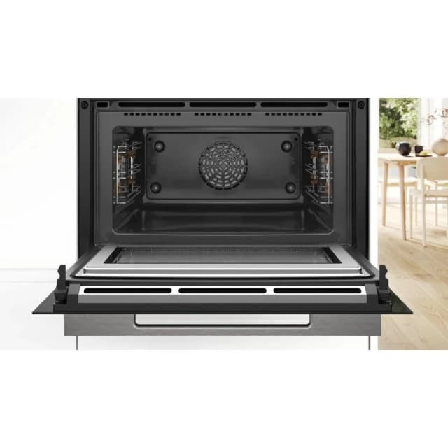 Detalle 2 de Bosch Serie 8 Microondas 45L, 900W, Inverter Grill, Home Connect 🧑