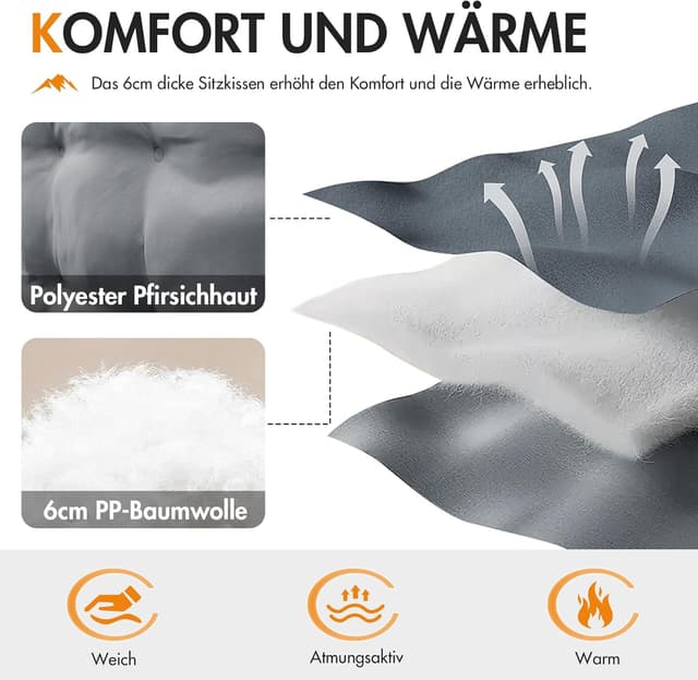 Detalle 2 de Portal Campingsofa Doppel Klappstuhl 272 kg