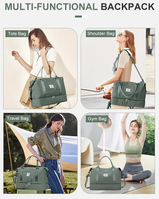 Thumbnail 5 de Bolsa J2-Verde: Viaje, Gimnasio y Playa 🏖