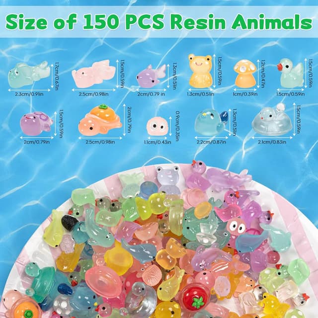 Thumbnail 1 de Luminous Resin Animals 150 PCS glow set