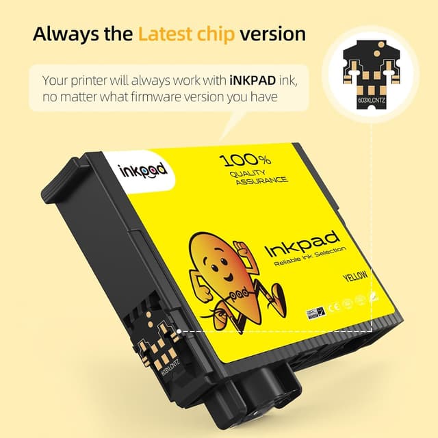 Detalle de iNKPAD 603XL compatibili: set di cartucce (2 nero, 1 ciano, 1 magenta, 1 giallo) per Epson WF e XP