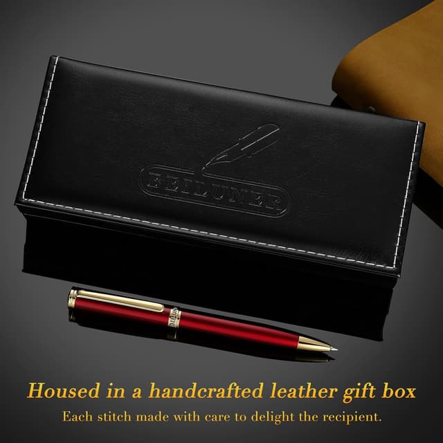 Detalle 1 de BEILUNER penna a gel laccata oro 24K