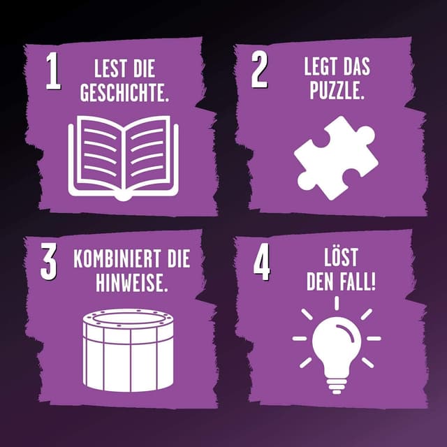 Detalle 2 de Krimi Puzzle Die Drei Skandal 200 Teile