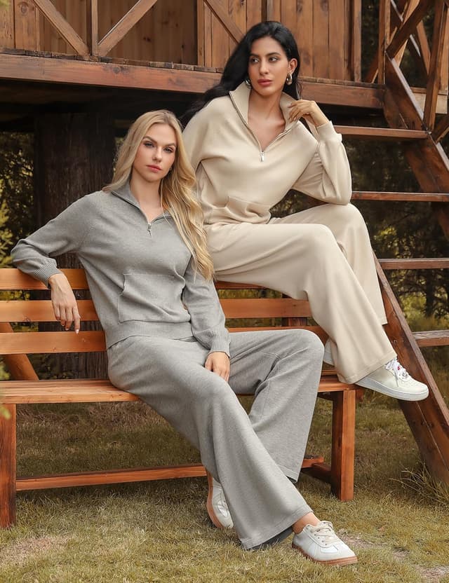 Thumbnail 1 de Totatuit Tuta Donna Completo 2 Pezzi Mezza Zip