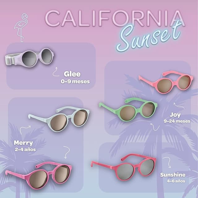 Detalle 2 de BÉABA Joy gafas sol bebé 9-24 meses UV100%