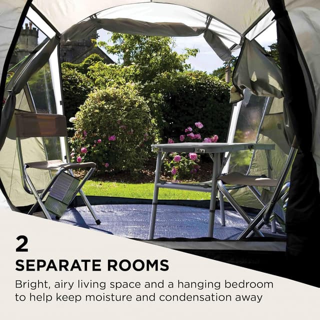 Detalle 2 de Tienda Coastline TTYUIO 🏕️ Para 2/3 Personas, Impermeable