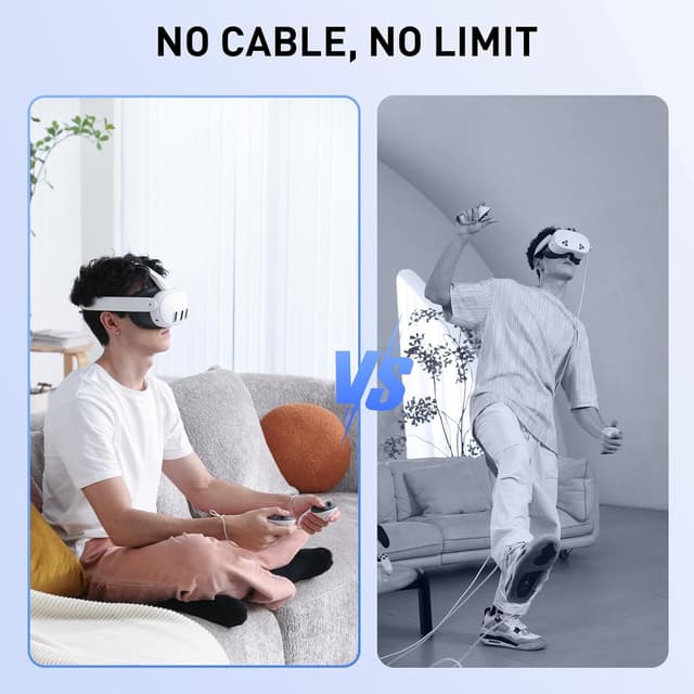 Detalle de PRISMXR PC-VR Streaming Air Link Router (Puppis S1) for Meta Quest 3S/3/2 & Pico 4 with AX1200 Wi‑Fi6 — Wireless stable setup