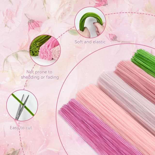 Thumbnail 4 de 500 Pcs Thick Pipe Cleaners 12in 8mm