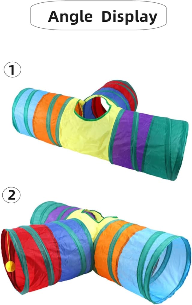 Detalle 1 de sanvpwsan Rabbit Tunnel Toy, 80 cm 3-way