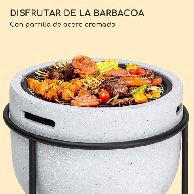 Thumbnail 3 de blumfeldt Brasero Exterior con Parrilla 52 cm