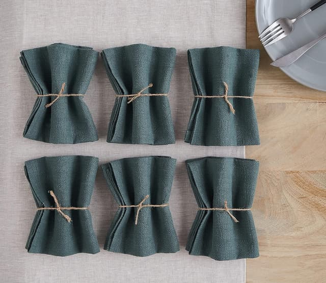 Detalle 2 de Berklan Leinen Servietten 40x40 cm