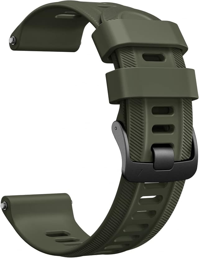 Detalle de Bracelet silicone ANBEST à dégagement rapide 22 mm compatible Forerunner 955/945/935, Fenix 7/6/5, EPIX 2 et Approach S62