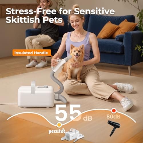 Thumbnail 4 de Pecute Pulseur pour chien Caniche sèche‑cheveux 4 buses