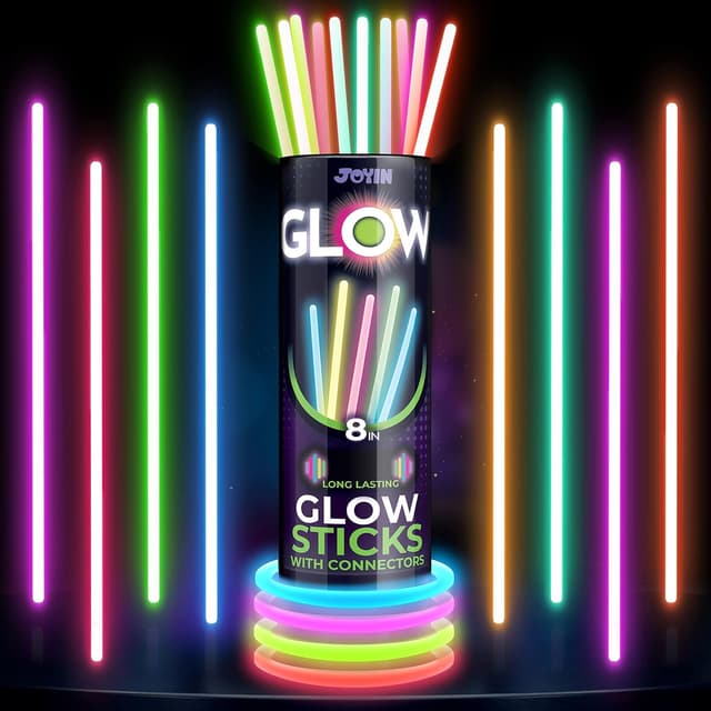Thumbnail 6 de JOYIN 300pcs Glow Sticks 8in 6hr