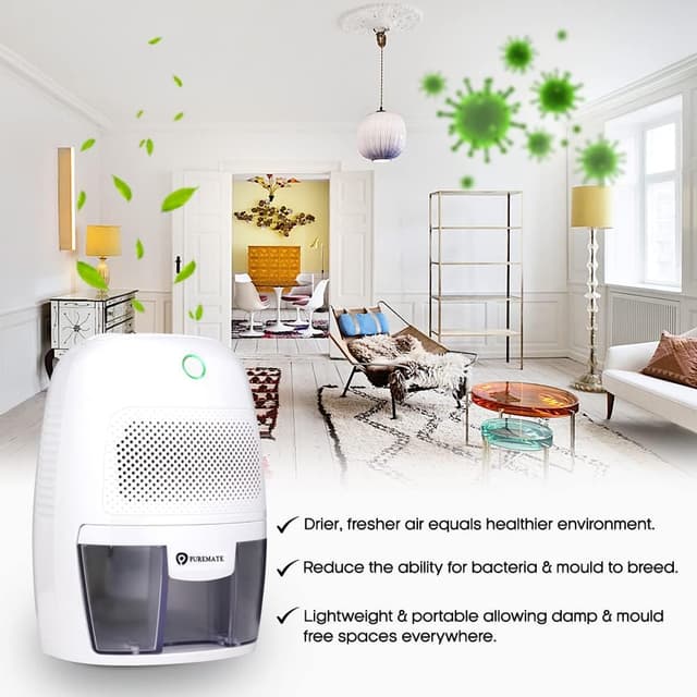 Thumbnail 6 de PureMate Dehumidifier 600 ml compact portable dehumidifier 🏠
